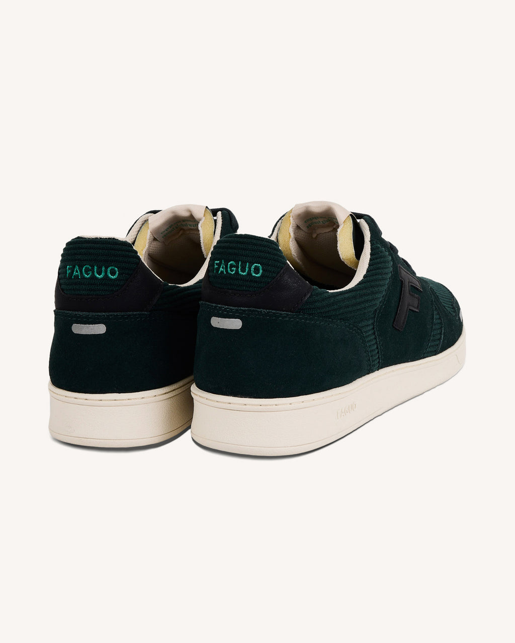 Dark green suede trainers - PALMER