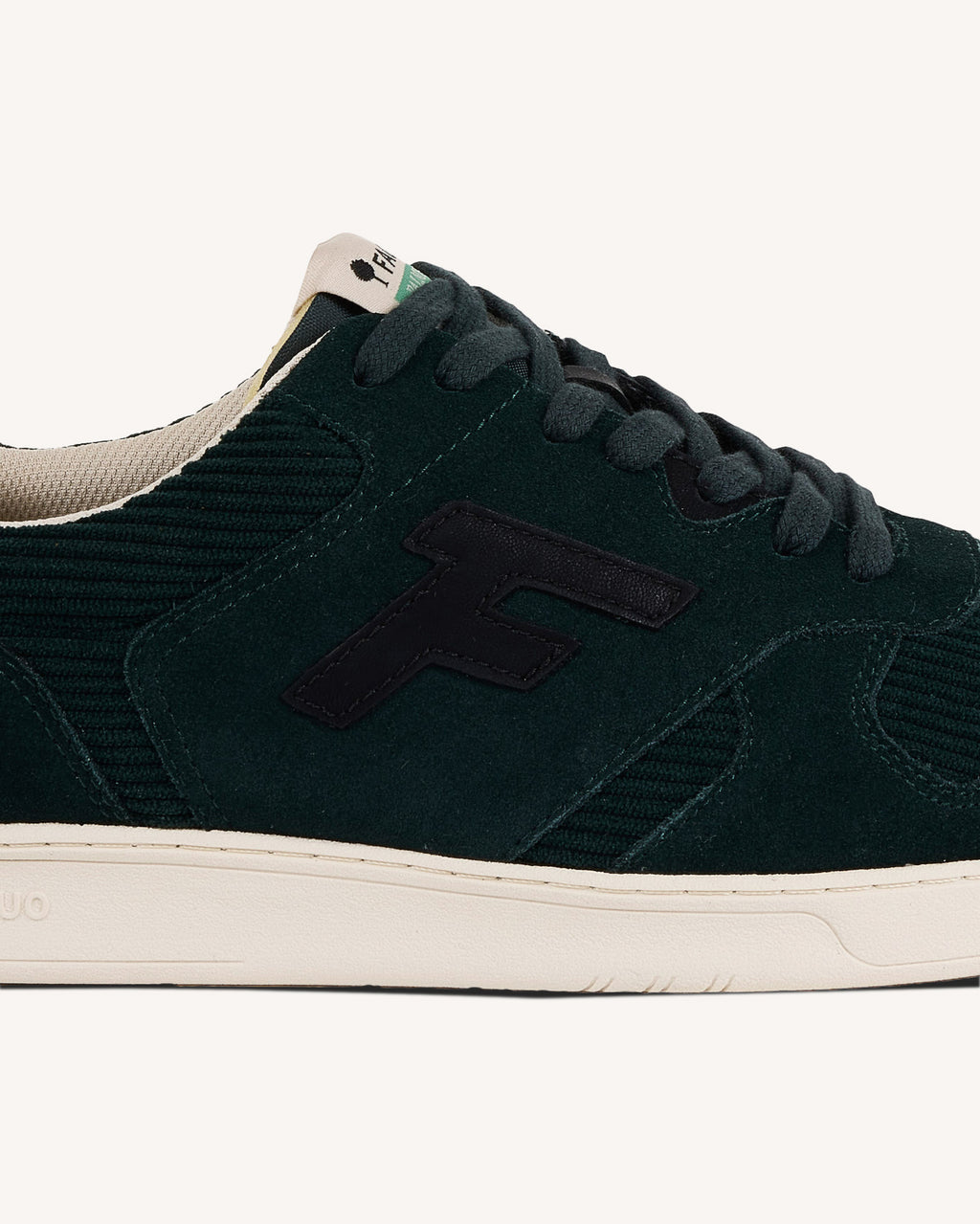 Dark green suede trainers - PALMER