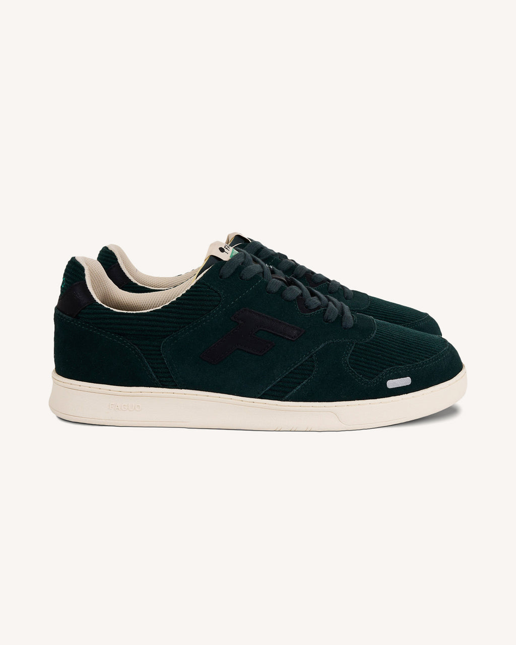 Dark green suede trainers - PALMER