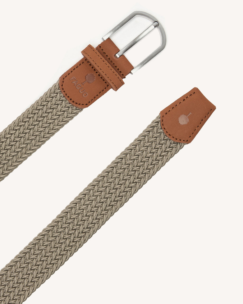 Braided belt Belt Chaine et trame Light beige
