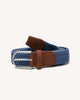 Ceinture tressee Belt Chaine et trame Dark blue
_variant