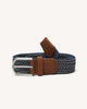 Ceinture tressee Belt Chaine et trame Navy/chalk
_variant