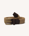Braided Belt Chaine et trame Camel/cream
_variant
