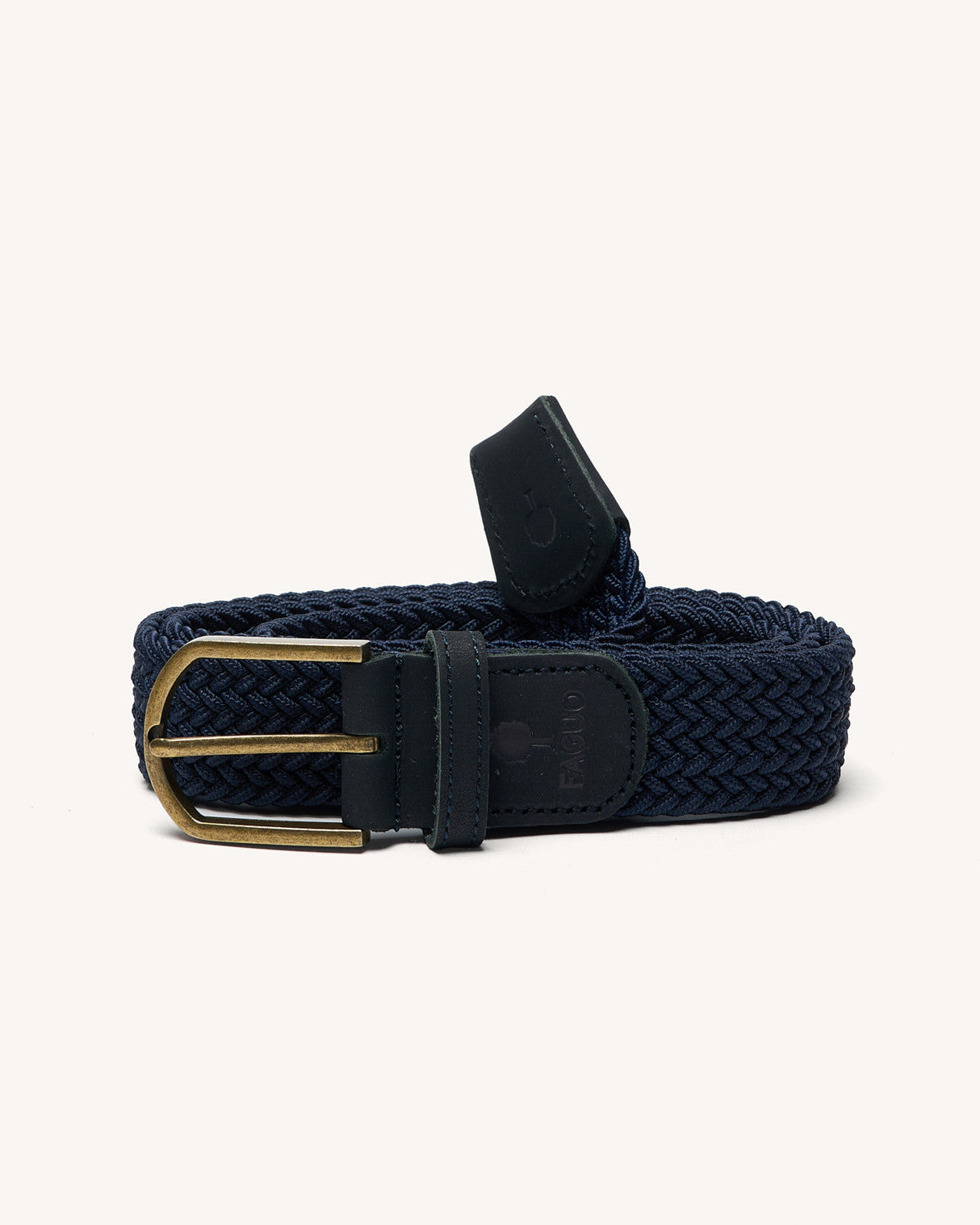 Ceinture tressee Belt Chaine et trame Light navy
_variant