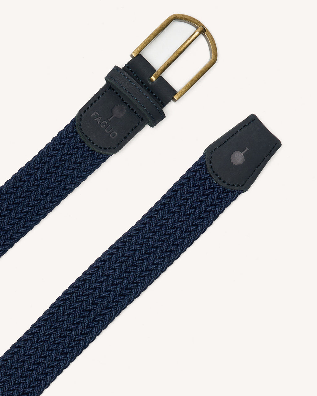 Braided belt Belt Chaine et trame Light navy

