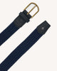 Braided belt Belt Chaine et trame Light navy
