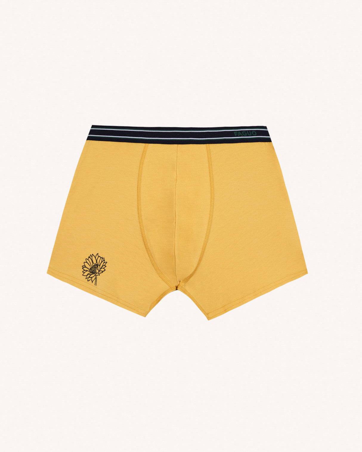 Boxer Boxer Maille Kaki/yellow
