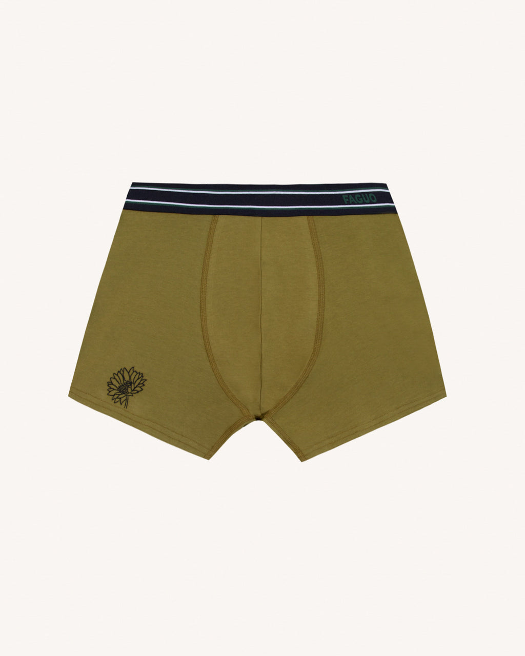 Boxer Boxer Maille Kaki/yellow
