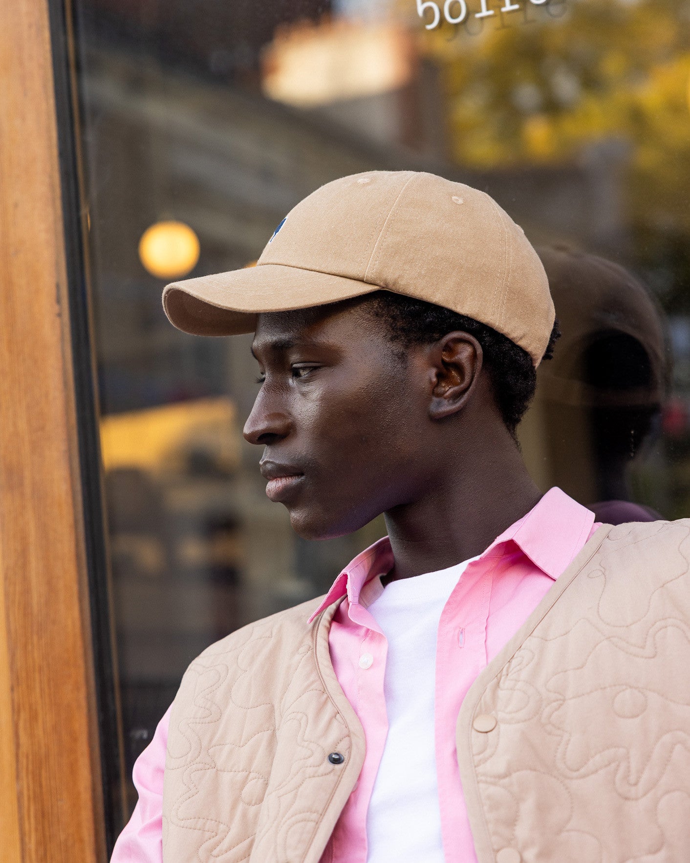 Casquette Cap Chaine et trame Natural

