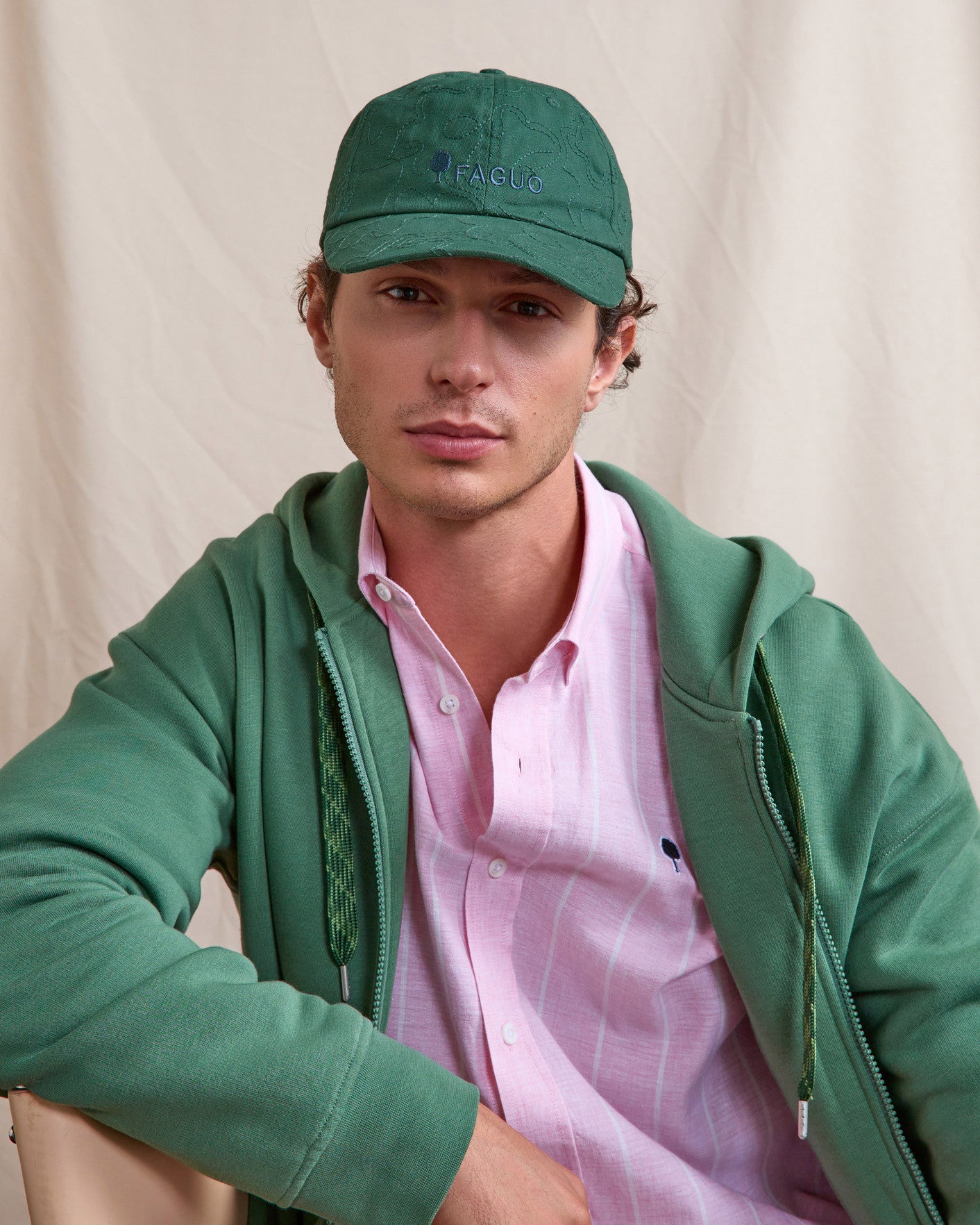Casquette Cap Chaine et trame Mineral
