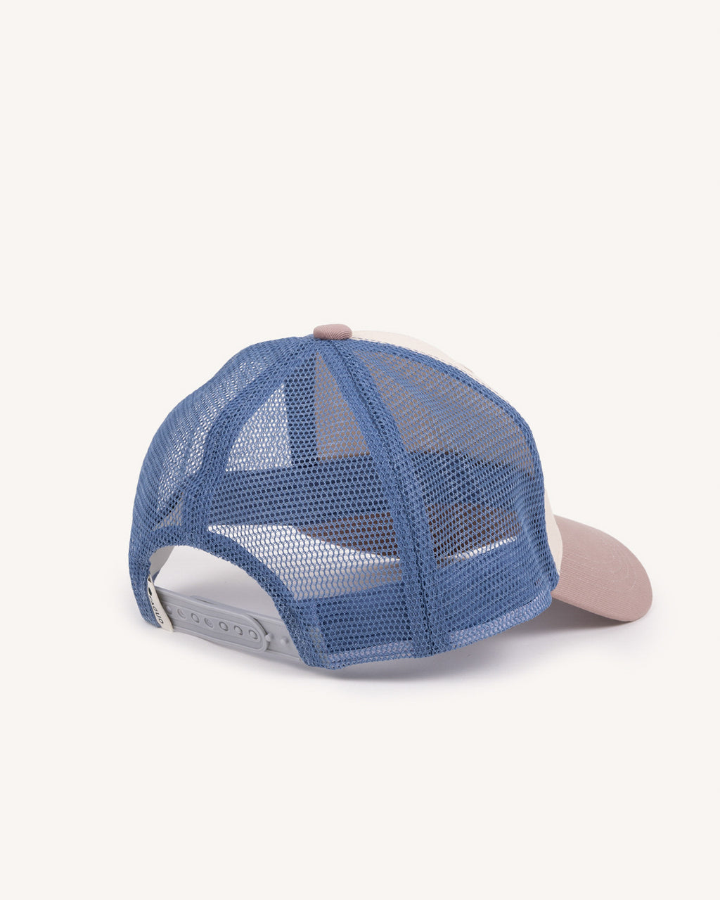 Casquette Trucker cap Chaine et trame Ecru/purple
