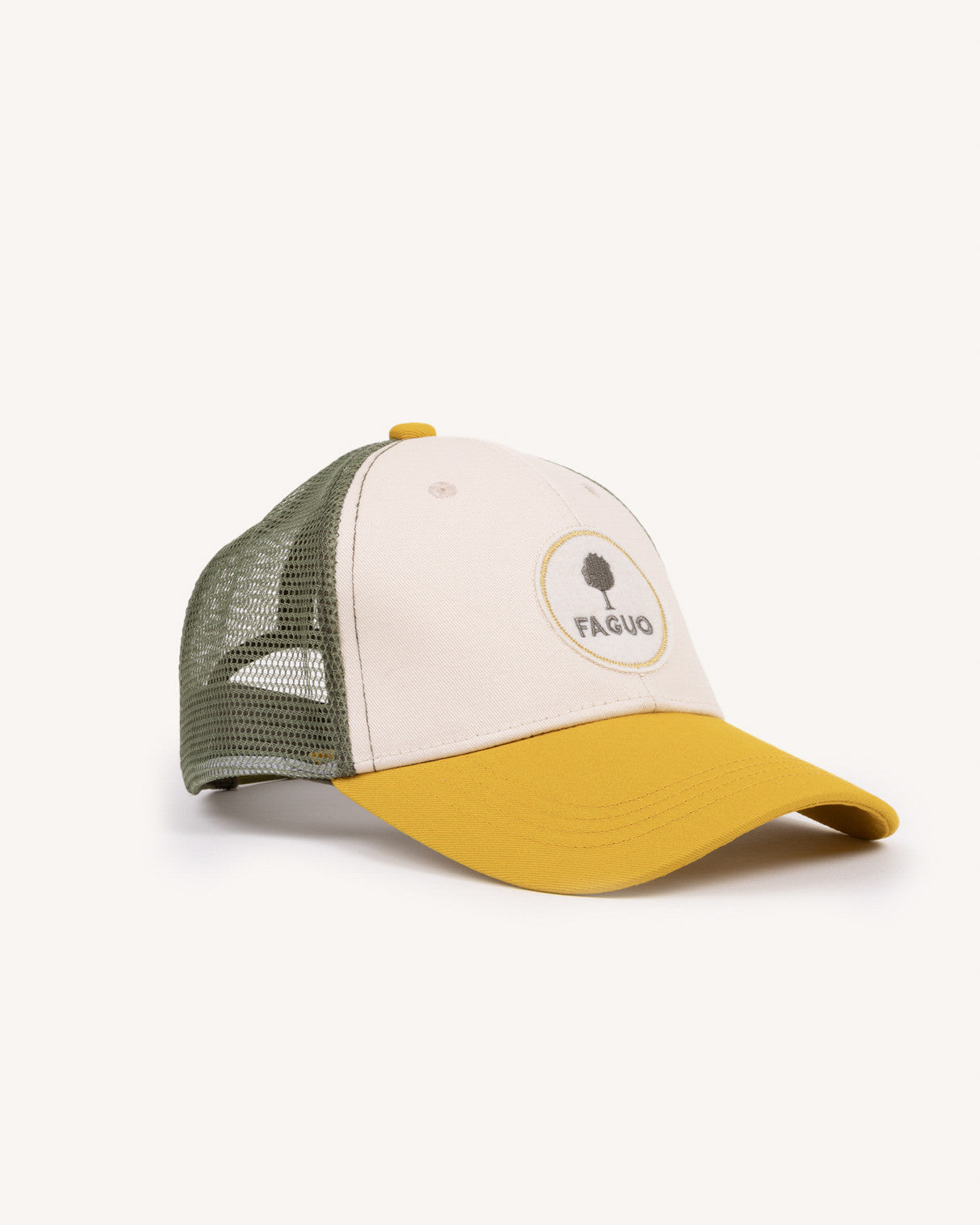 Casquette Trucker cap Chaine et trame Kaki/yellow
_variant