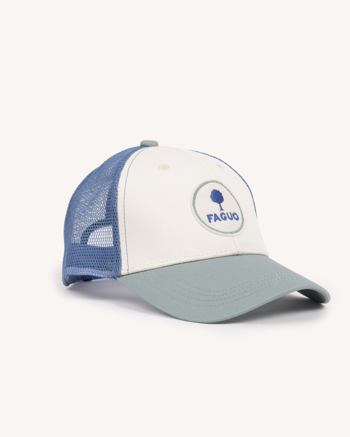 Casquette Trucker cap Chaine et trame Lichen/blue
_variant
