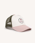 Casquette Trucker cap Chaine et trame Light pink/kaki
_variant