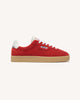 Low-top trainers Lumbo Suede Red_variant