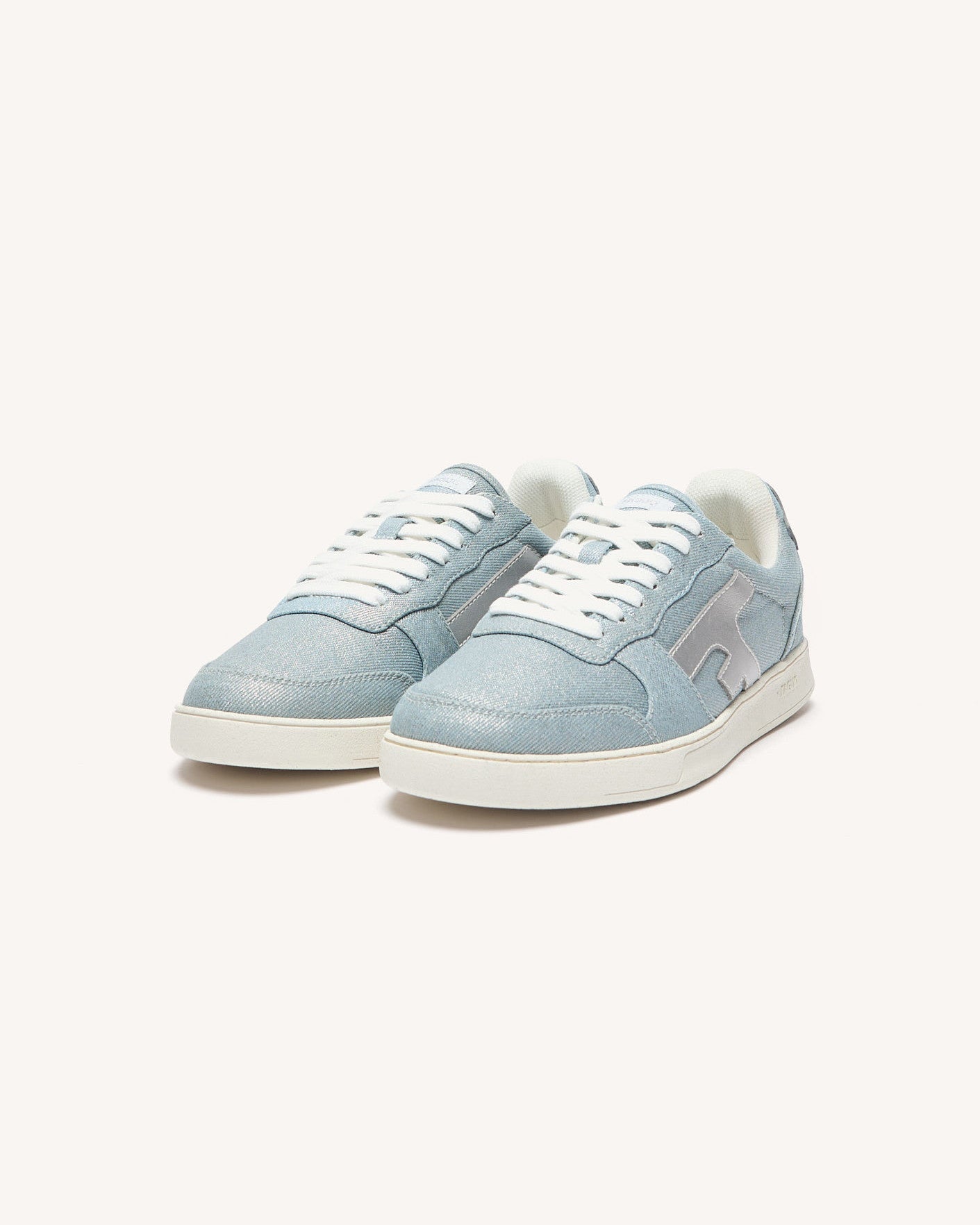 Low-top trainers Hazel Tissu Light silver