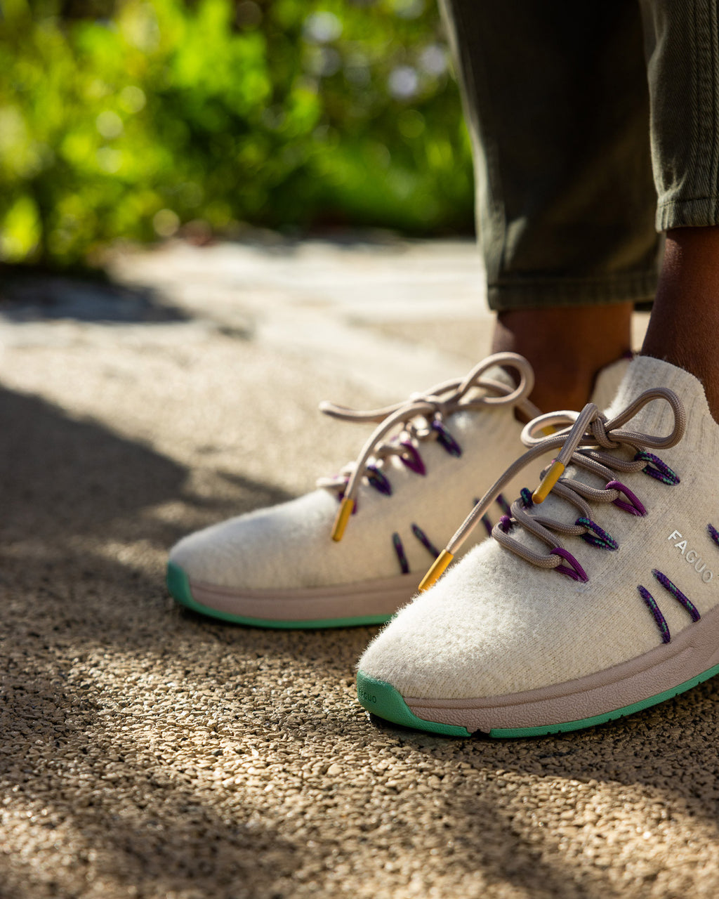 Running Heartwood Maille White/light green