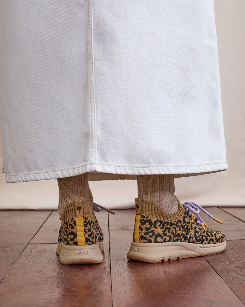 Running Heartwood Maille Brown/leopard