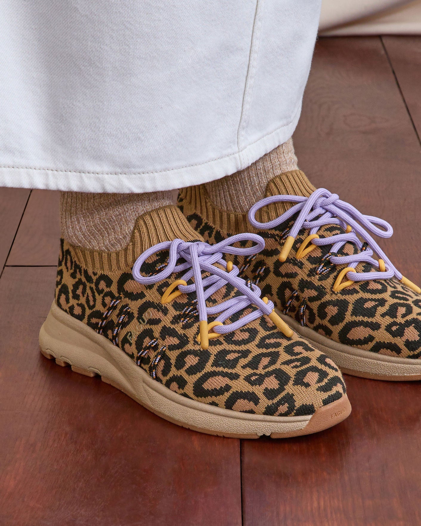 Running Heartwood Maille Brown/leopard