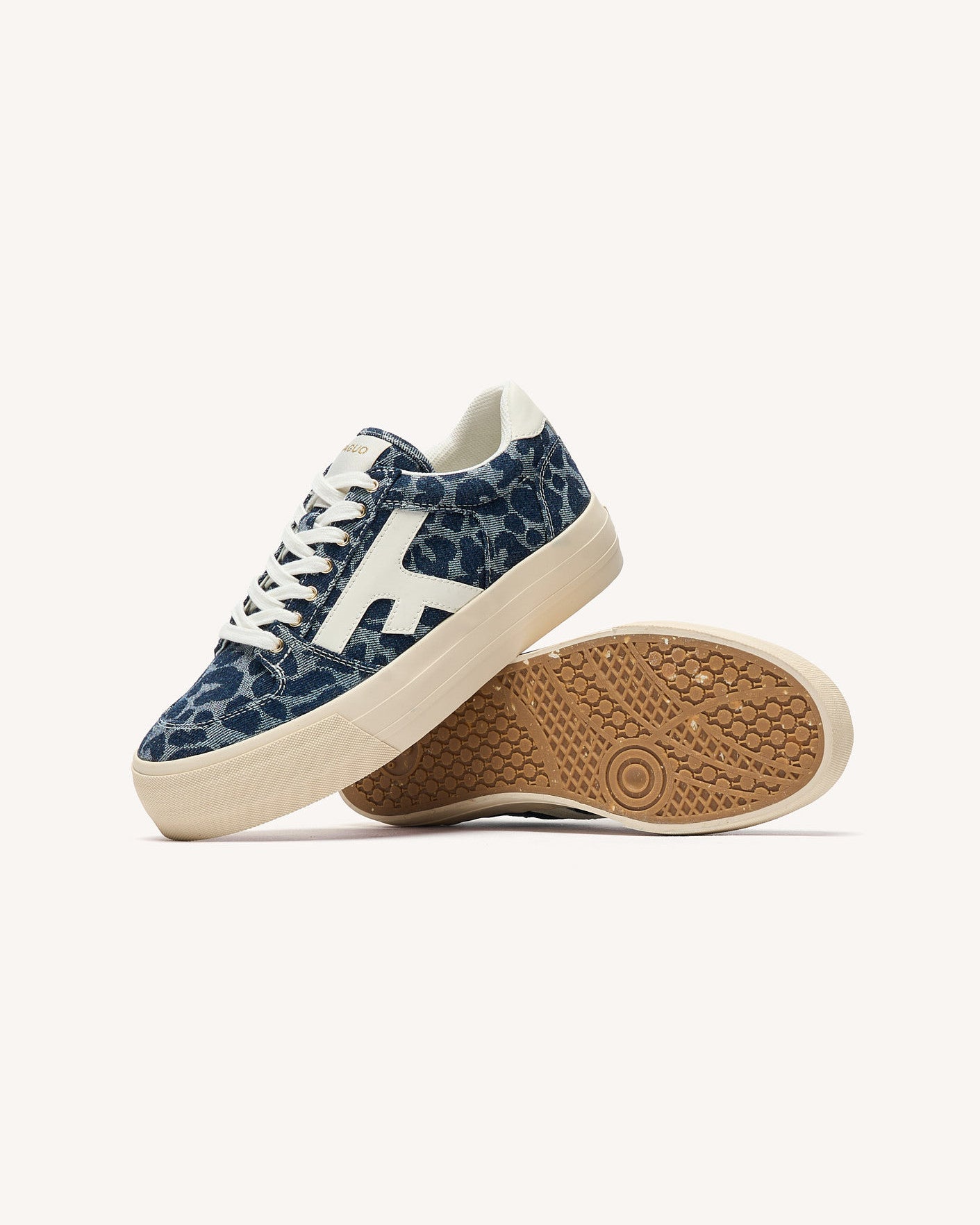 Tennis basses Walnut platform Tissu