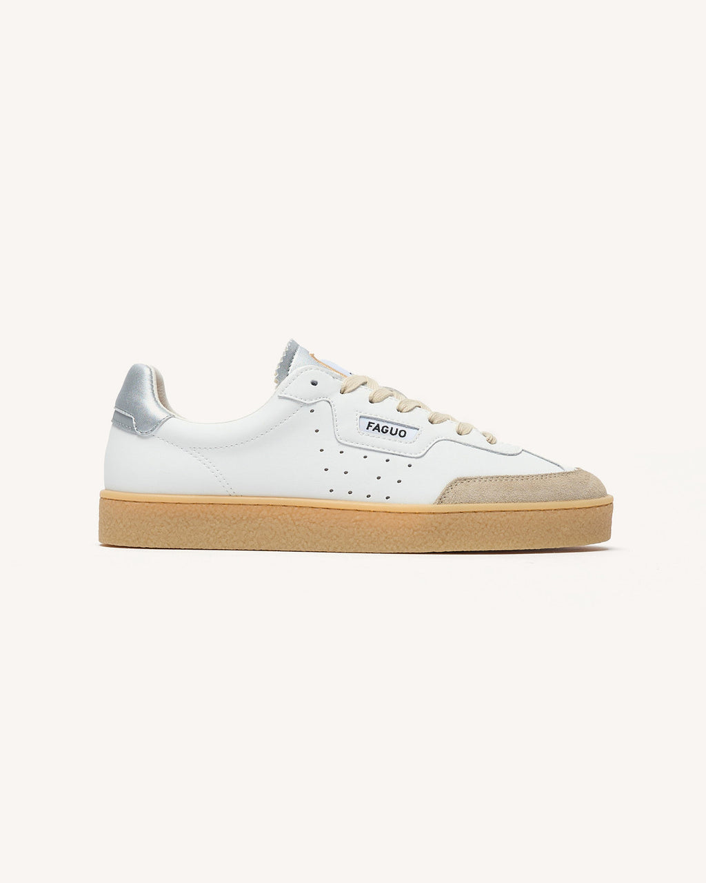 Low-top trainers Lumbo Suede leather White