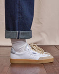Low-top trainers Lumbo Suede leather White