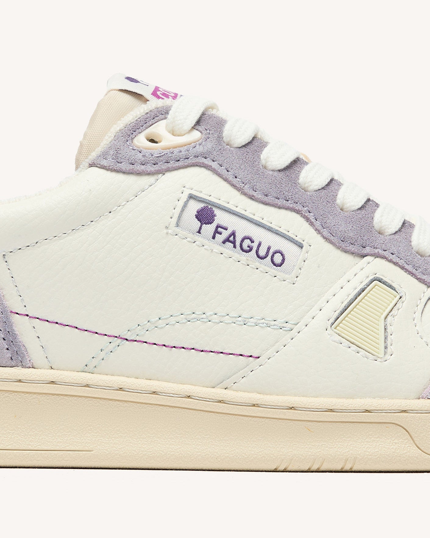 Baskets basses Commute 1 Cuir-suede White/dusty pink