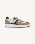 Baskets basses Ceiba Cuir-suede Ecru/taupe/leopard_variant