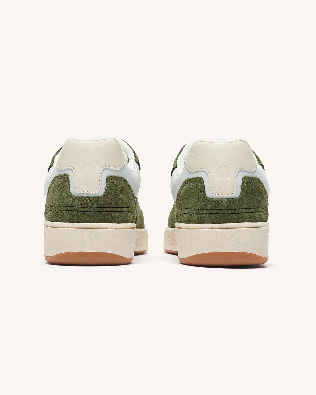 Baskets basses Ceiba Cuir-suede Kaki/leopard