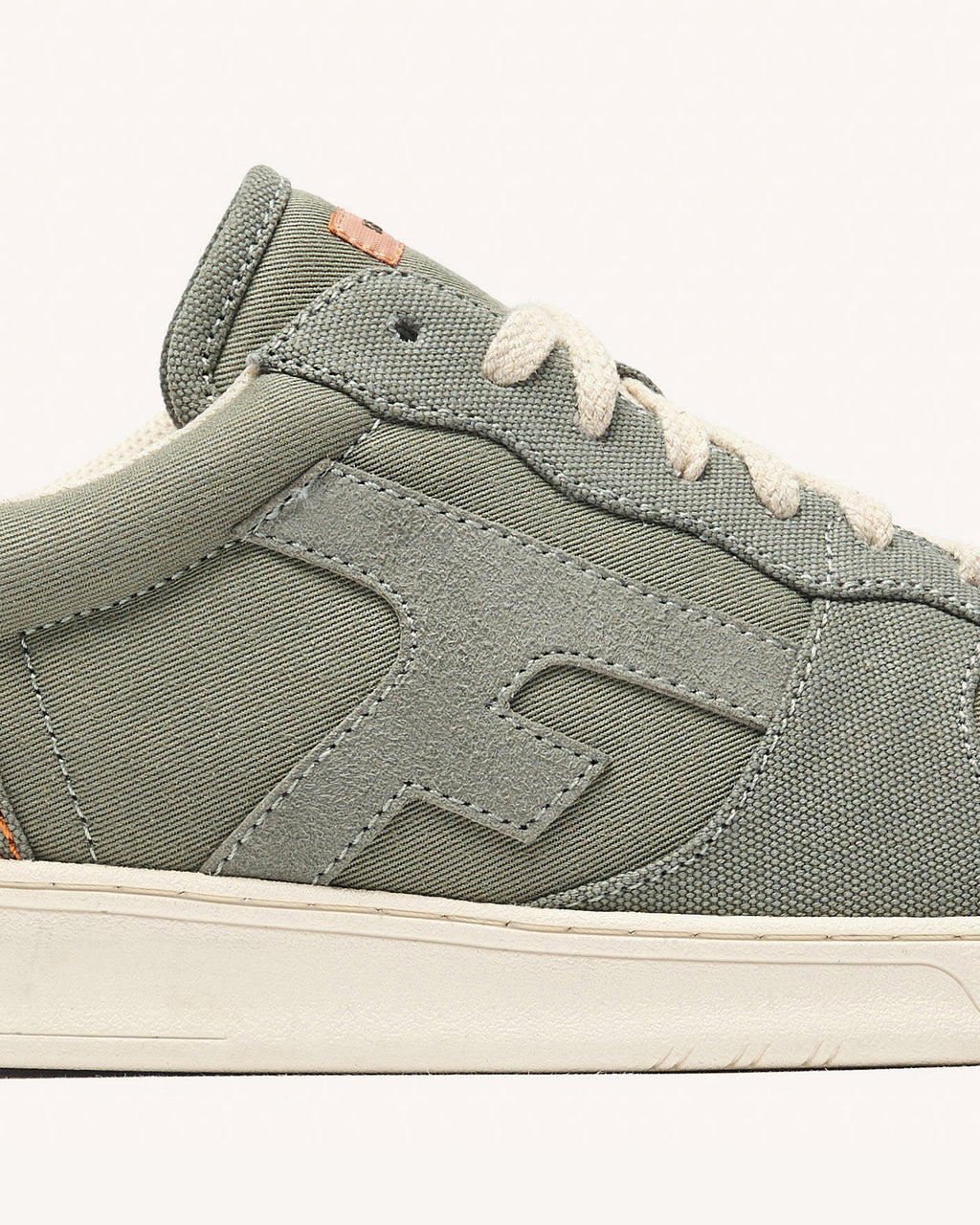 Baskets basses Hazel Tissu Dark kaki