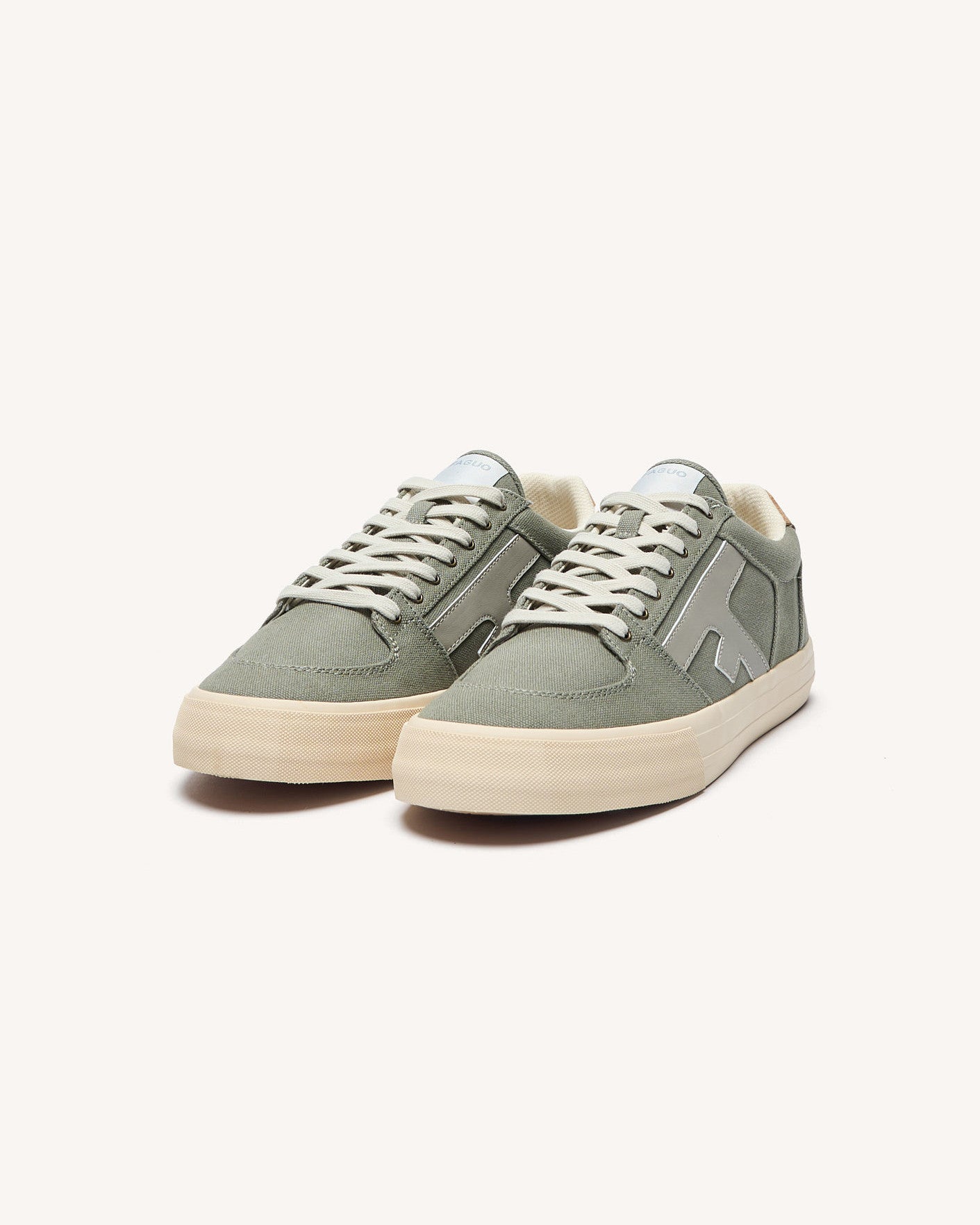 Tennis basses Walnut Tissu Dark kaki