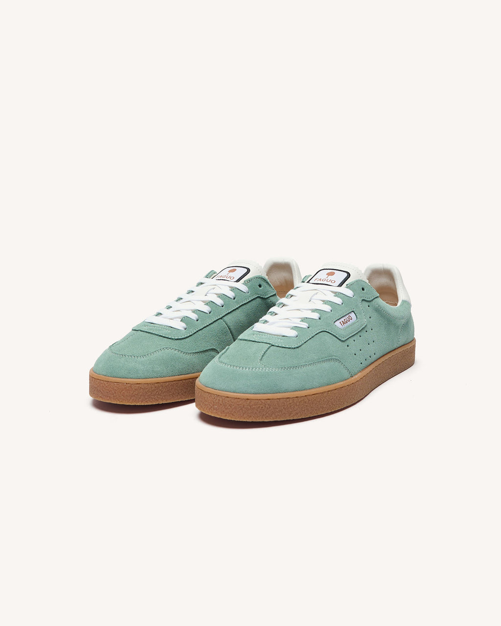 Baskets basses Lumbo Suede Green
