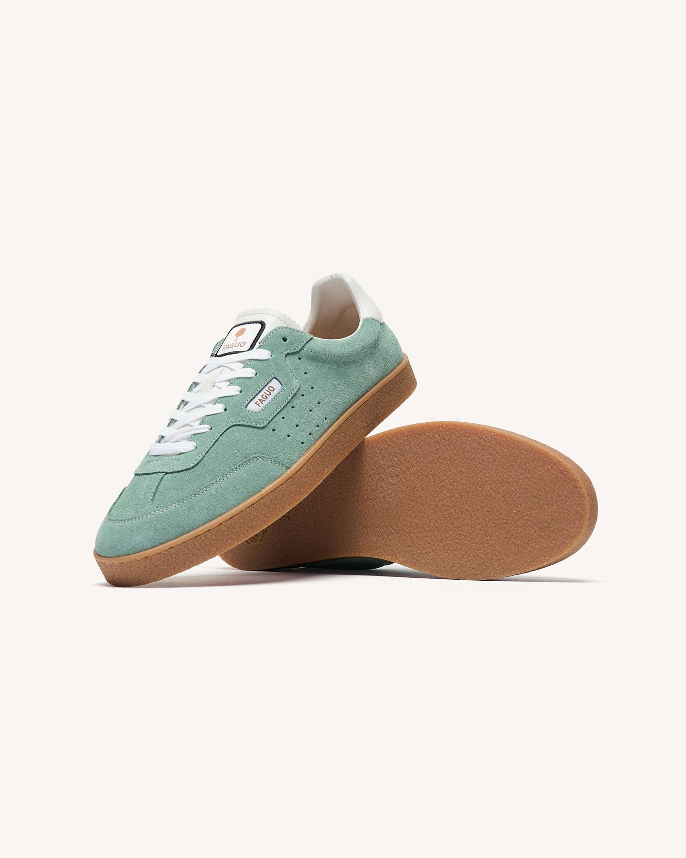 Baskets basses Lumbo Suede Green