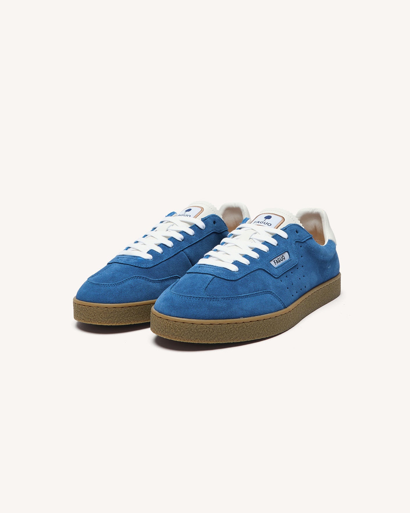 Baskets basses Lumbo Suede Vivid blue