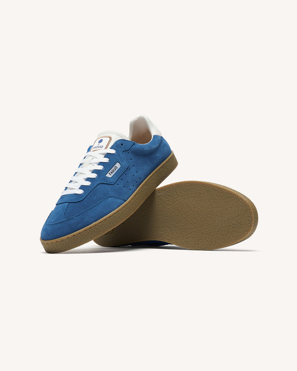 Baskets basses Lumbo Suede Vivid blue