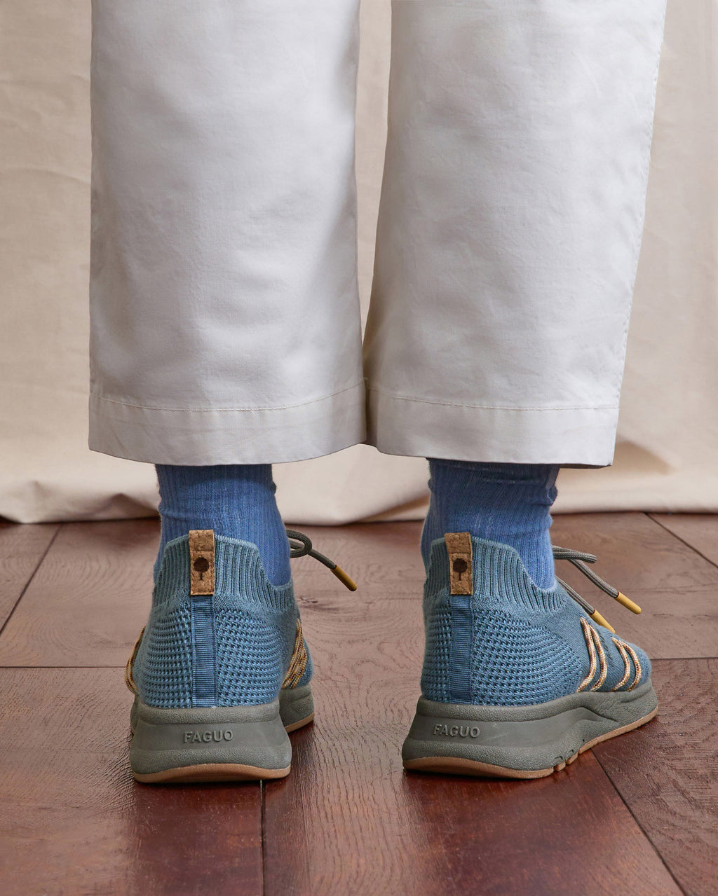 Running Heartwood Maille Medium blue melange