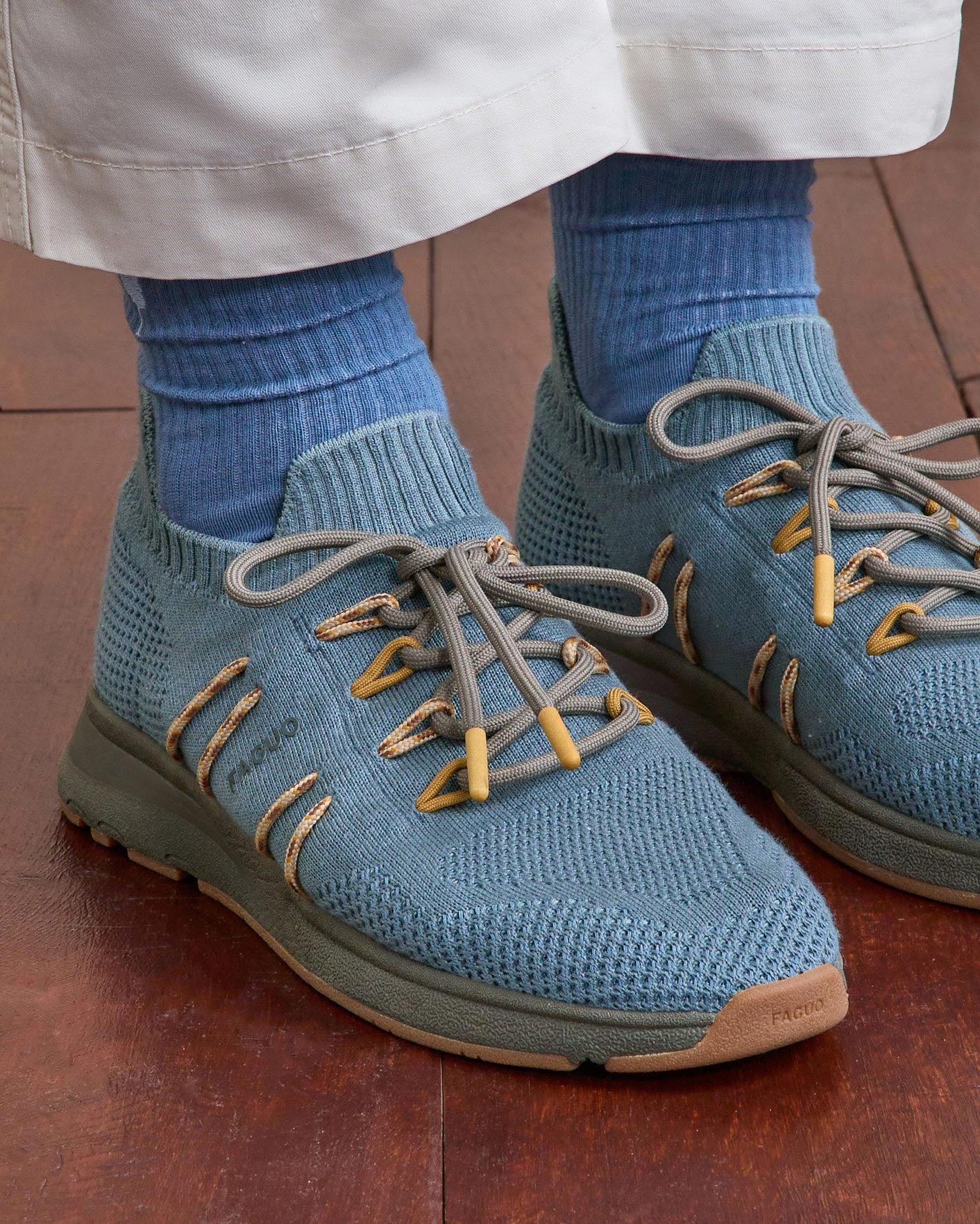 Running Heartwood Maille Medium blue melange