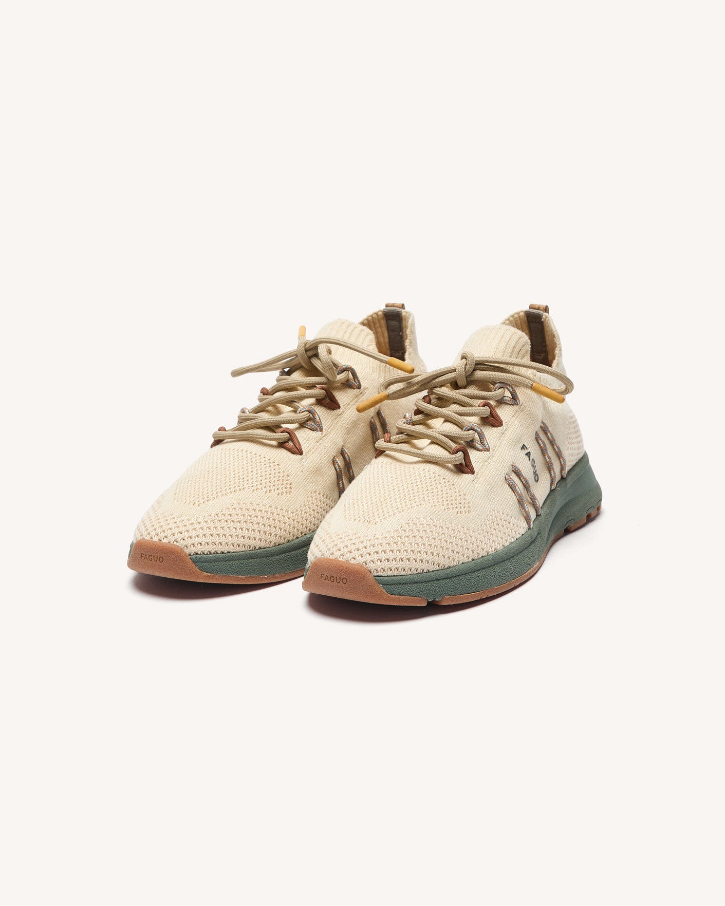 Running Heartwood Maille White/kaki