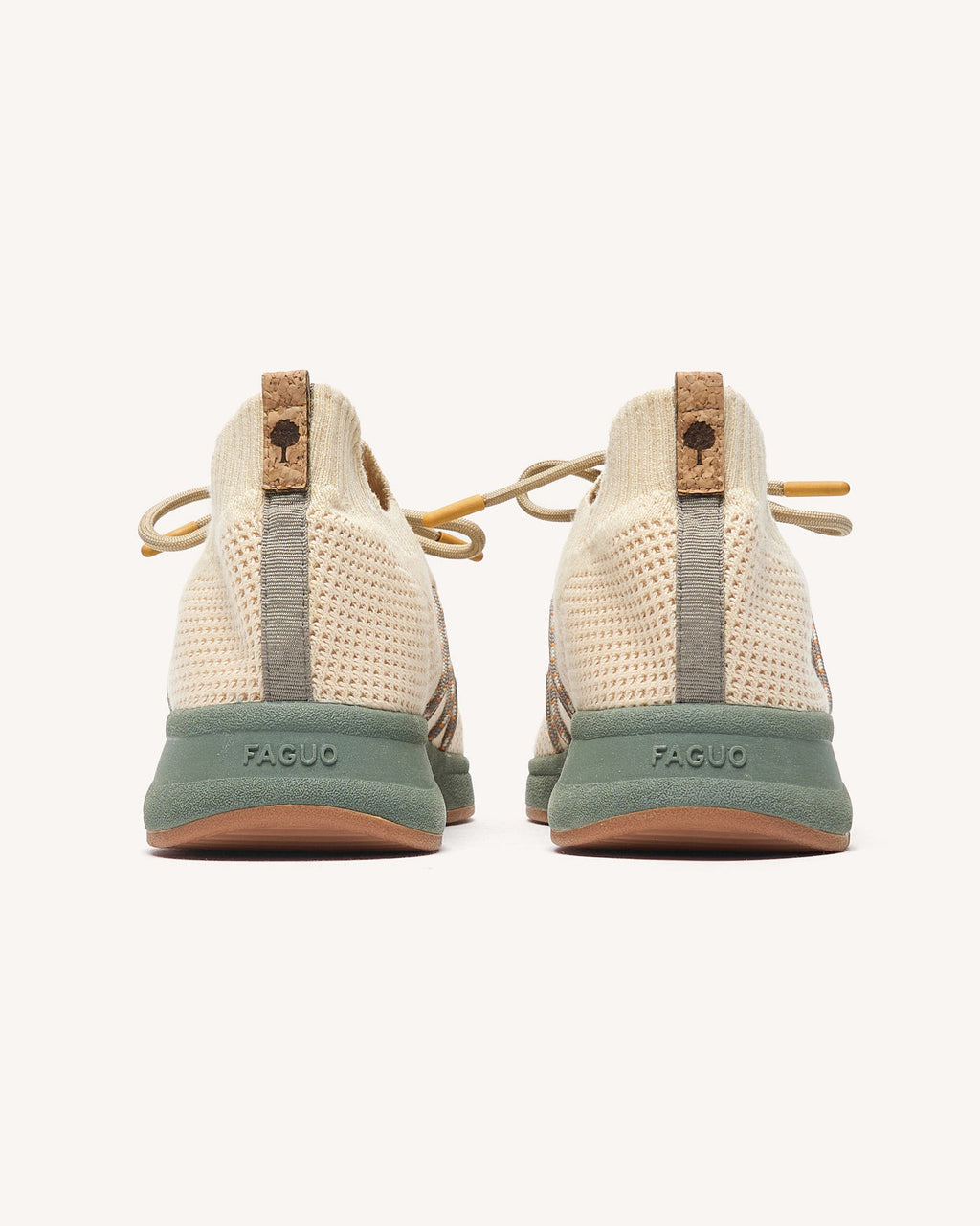 Running Heartwood Maille White/kaki