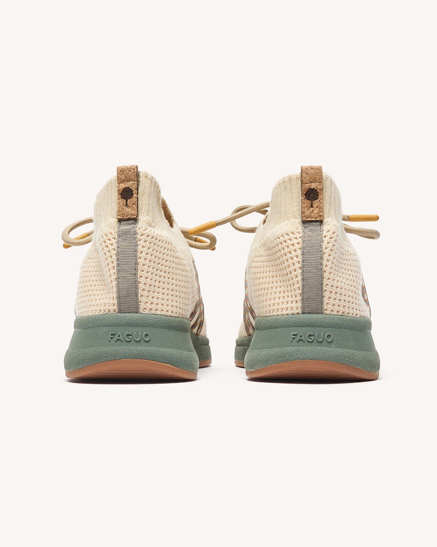 Running Heartwood Maille White/kaki