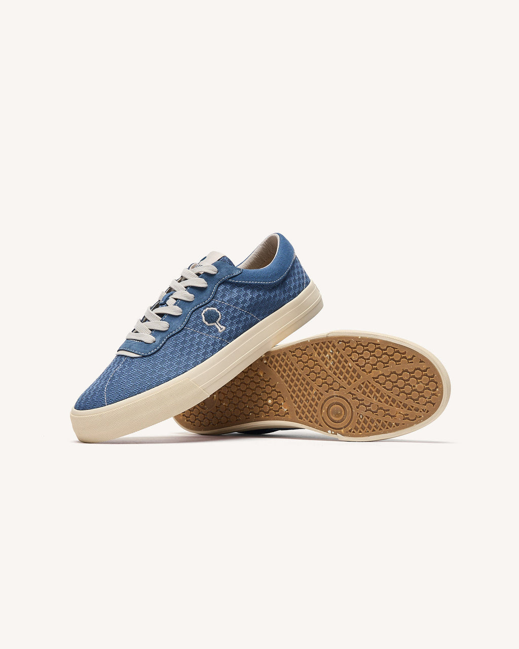 Low-top tennis shoes Nashi Fabric-suede Vivid blue