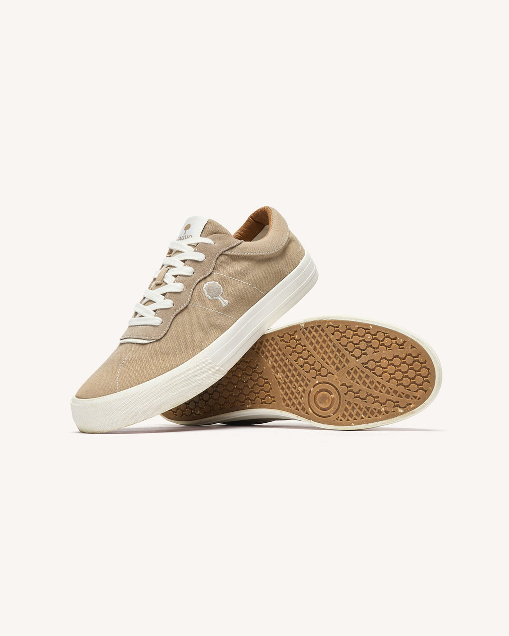 Tennis basses Nashi Tissu-suede Beige