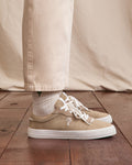 Low-top trainers Nashi Fabric-suede Beige