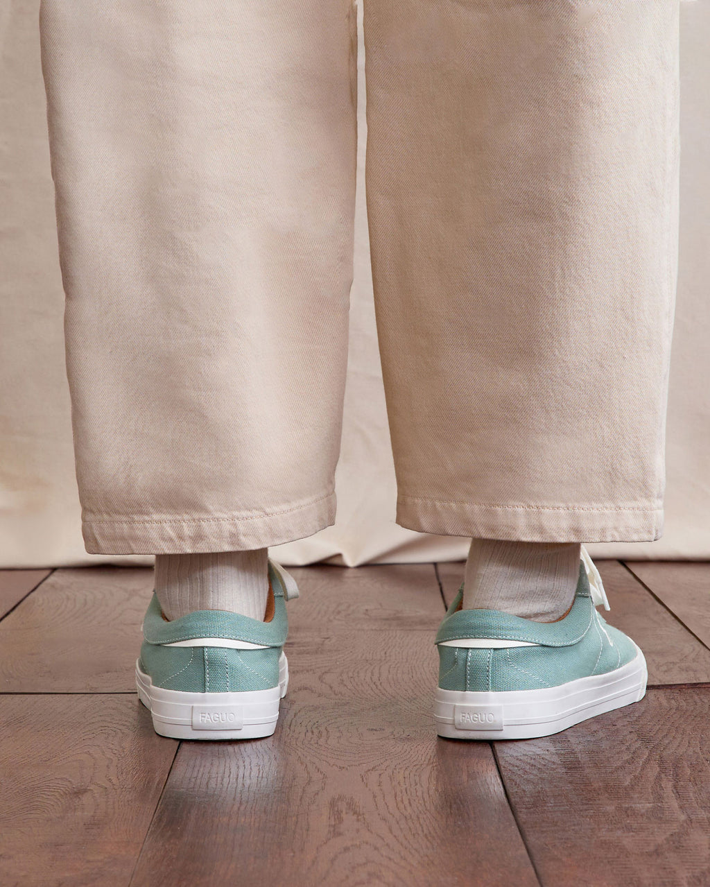 Tennis basses Nashi Tissu-suede Green