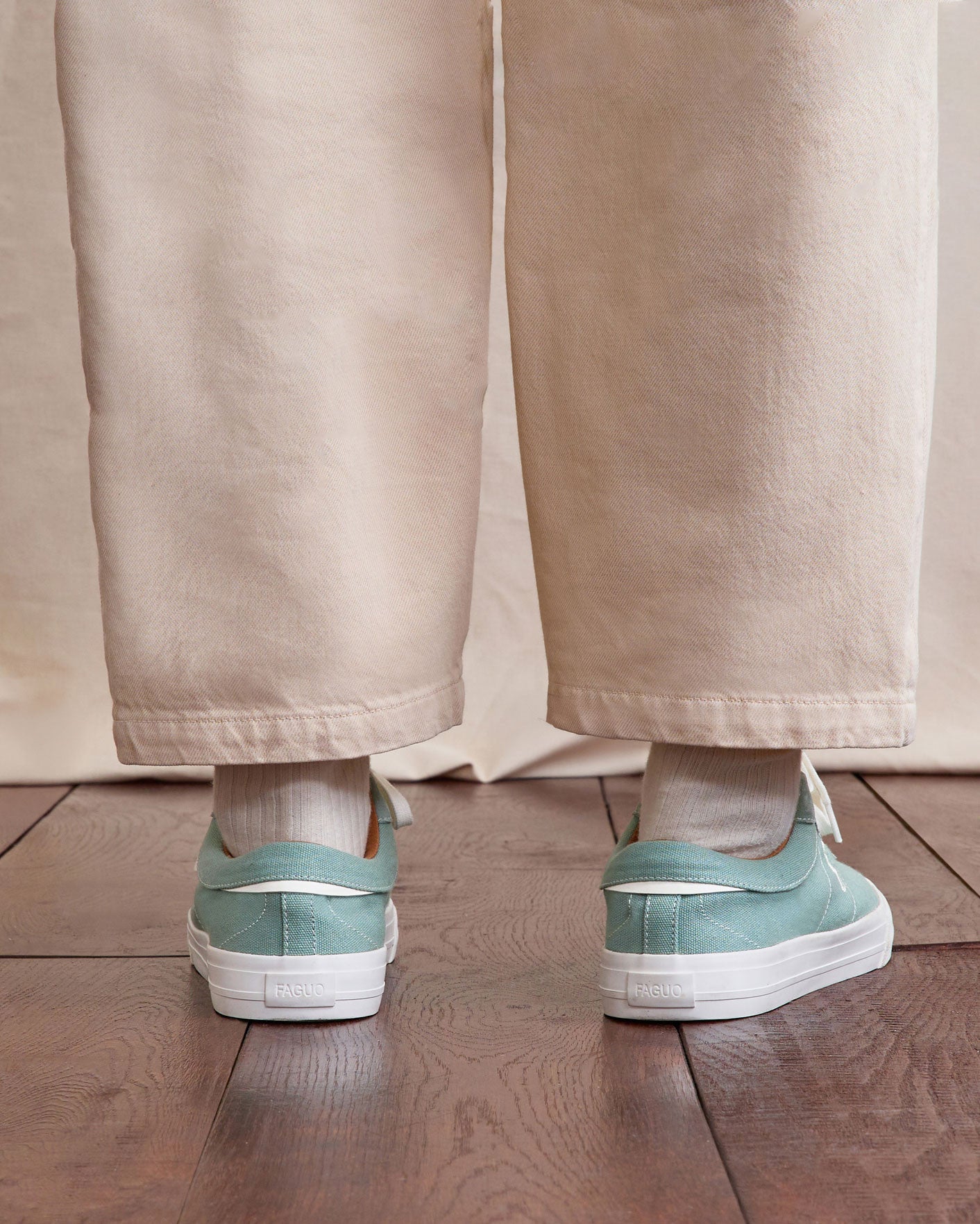 Tennis basses Nashi Tissu-suede Green
