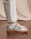 Baskets basses Palmer Suede-tissu Beige/light kaki
