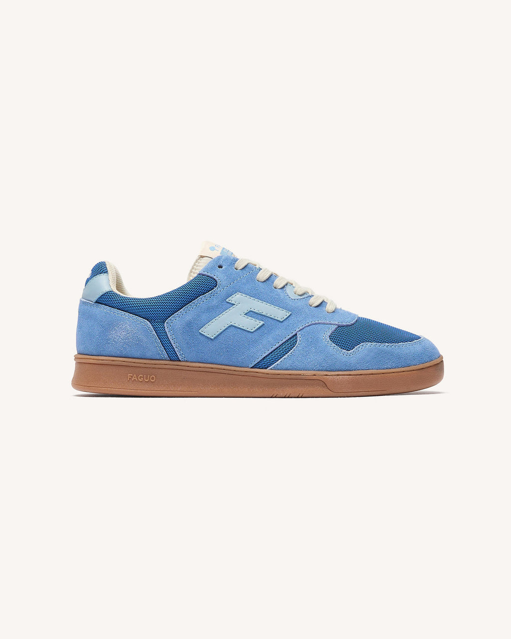 Baskets basses Palmer Suede-tissu Vivid blue