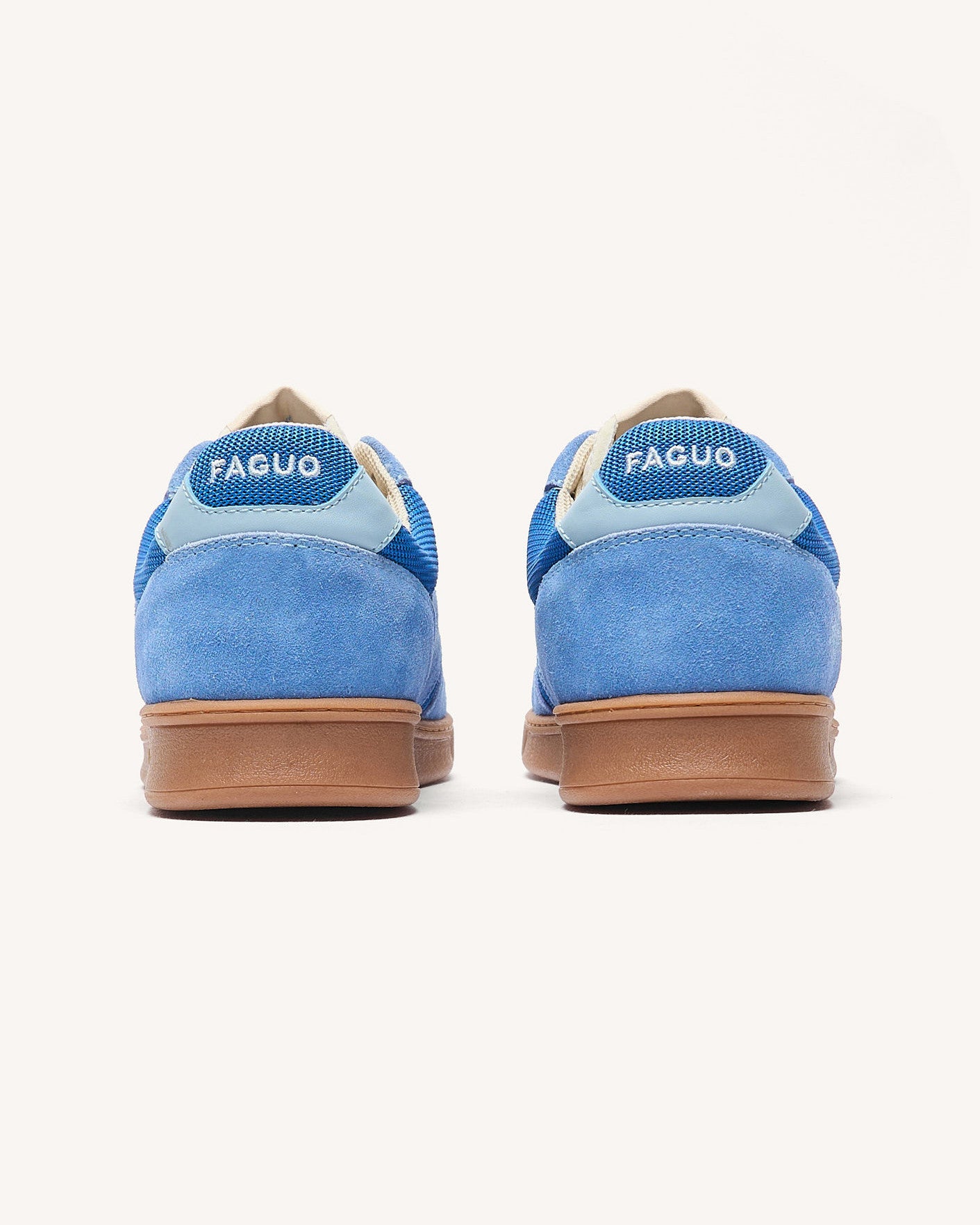 Baskets basses Palmer Suede-tissu Vivid blue