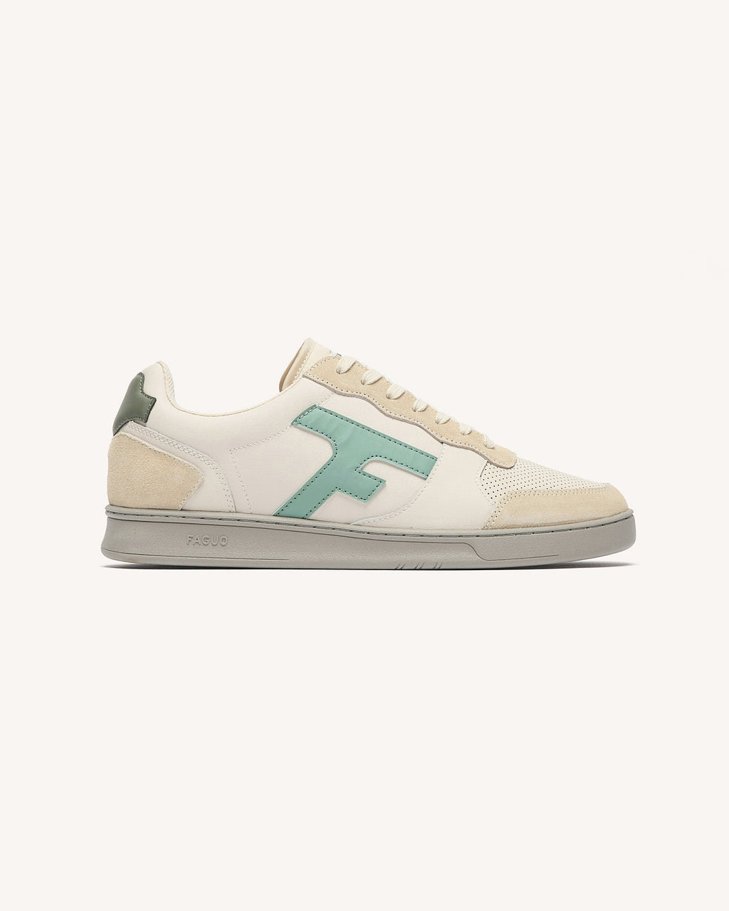 Baskets basses Hazel Cuir-suede Cream/blue_variant