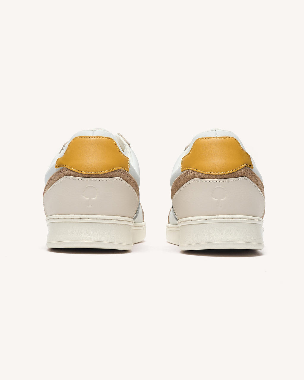 Baskets basses Hazel Cuir-suede White/beige/kaki